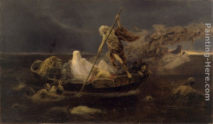 Jose Benlliure y Gil La Barca de Caronte